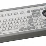 Clavier trackball 38mm à poser sur table 106 touches IP65 PS/2 FR: AZERTY