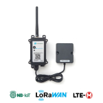 Capteur radar micro-ondes de distance LoRaWAN, NB-IoT, LTE-M