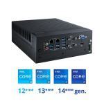 PC Fanless avec processeur Intel de 12, 13 & 14ème gen., VGA HDMI, 2 x LAN, 8 USB, 6 ports séries & 9-36V