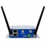 Routeur 4G/LTE industriel (cat. 4 / monde) + WiFi 11n + GNSS, 2 LAN, -20°C à +60°C