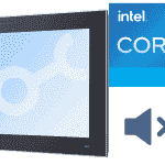 Panel PC  tactile résistif 12" 4:3 fanless avec intel core i5 sans son