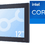 Panel PC  tactile résistif 12" 4:3 fanless avec intel core i7