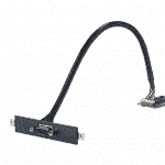 Module d'extension pour PC industriel fanless, DVP-7016HE_VGA cable_iDoor bracket
