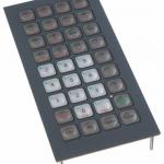 Product Clavier industriel durci à encastrer sans dispositif de pointage 36 touches Version prise en main Etanchéité: IP65 Interface PS/2 NA Image