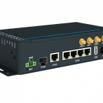 Routeur 5G industriel avec 5 ports ethernet et compatible PoE 2 x SIM + 1 eSIM