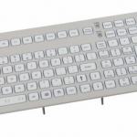 Clavier touchpad industriel encastrable 105 touches IP67 USB FR: AZERTY - avec cadre