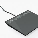 Pavé tactile capacitif 6" IP65 pour bureau avec raccourcis clavier