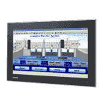 Ecran tactile industriel 18.5" capacitif et IP66 en façade