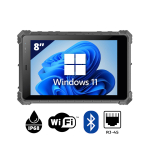 Tablette durcie 8" IP68, Intel JASPER LAKE N5100 Quad Core  WiFi, bluetooth et RJ45