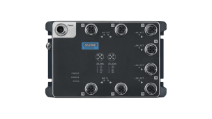 Product Unmanaged Ethernet Switch EN50155 Compliant M12 with 8 Fast Ethernet Ports, 24~110VDC Input Image