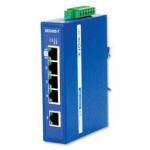 Swith industriel Modbus/TCP Rail DIN 5 ports RJ45 Gb -40°C +75°C