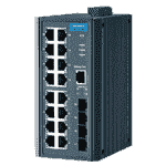 Switch ethernet industriel 16 ports 10/100/1000Mbps, + 4 SFP non administrable