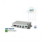 PC Fanless J1900 EdgeLink + AWS IoT Greengrass 4Go RAM / 64Go SSD, HDMI + DP, 4xCOM, 4xUSB