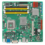 Carte mère industrielle Core2Duo mATX avec VGA/DVI/2COM/Ethernet