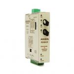 Convertisseur de média : RS232/422/485 <-> FO multimode (silice, connectique ST), format rail din