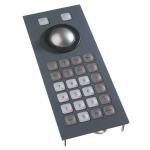 Clavier trackball 38mm encastrable 26 touches IP65 USB