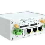 Routeur 4G industriel LR77 M2M 2 x LAN, 2 x SIM,  chassis métal et sans accessoire