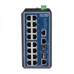 Switch Rail DIN industriel 16 ports + 2 x Combo 1Gb Managé -40°C +75°C