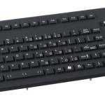 IEC-60495 - Clavier marine encastrable rétro-éclairé avec trackball 25mm en caoutchouc 92 touches IP67 USB QWERTZ