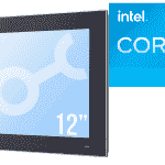 Panel PC  tactile résistif 12" 4:3 fanless avec intel core i3