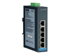 Switch Ethernet industriel non managé compact avec 5 ports Ethernet 100Mbps et alimentation basse tension