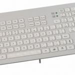 Product Clavier industriel durci à encastrer sans dispositif de pointage 103 touches Clavier industriel compact Etanchéité: IP65 Interface PS/2 FR: AZERTY Image
