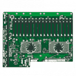 Fond de panier backplane PCI/PCIE, 19 Slot PICMG1.3 BP, 17 PCIe x16, 1 PCIe x4