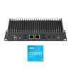 PC fanless pour l'Edge équipé d'un processeur Intel Core i3-N305 TPM 2.0 x2 LAN & x1 Port RS-232