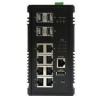 Switch PoE+ Gigabit 8 ports + 4 SFP