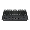PC fanless multi écran CPU Intel de 11eme génération x4 HDMI 4K équipé d'Intel Iris