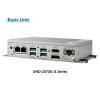 PC Fanless compact Intel® Celeron J3455avec 4xUSB, 4 x COM, 2 x LAN et 2 emplacements pour iDoor avec 4GB RAM