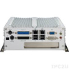 Intel® Core™ 2 Duo Fan-less System with 1 x PCIe expansion Slots - Dual Intel® 82574L Gigabit Ethernet ports - Dual VGA or VGA/DVI Independent Display - 3 x RS232 and 1 x RS232/422/485 with Auto Direction Control - On external locked CF socket