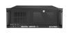 Châssis Rack 4U couleur noir, baie sécurisée en façade avant, Ventilation, Alimentation 500W