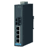 Switch Rail DIN industriel 4 ports + 1 FX Fibre Single mode