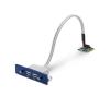 Module d'extension pour PC industriel fanless, USB module, 2-Ch, PCIe I/F