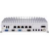 PC fanless embarqué pour véhicule avec x4 ports PoE intégrés équipé d'un processeur Intel Atom E3950