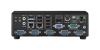 PC fanless avec connectique complète en accès frontal équipée d'un processeur Intel Celeron J1900 SoC avecVGA/HDMI, x6 COMs, x8 USB
