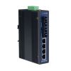 Switch Rail DIN industriel 4 ports + 2 ports fibre Single Mode non managé