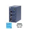 PC fanless compact Intel Celeron N3350 Rail DIN, VESA et fixation murale  x1 COM, x2 LAN, x4 USB,x1  HDMI