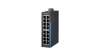 Switch ethernet non managé x16 ports LAN 10/100M avec protection CEM et fixation rail DIN