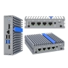 PC Fanless 4 x LAN, 4 x USB, DP/HDMI, 1 x COM Intel N100