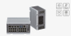 Passerelle réseau combo switch avec 16 ports LAN rail DIN