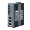 Switch Rail Din industriel 6 ports Gb + 2 FO MM non managé