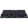 PC Fanless compact avec Atom® x6211E, 3 x HDMI, 3 x LAN, 4 x USB, 2 x COM, 1 mini PCIe - 12/24V