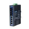 Switch Rail DIN industriel 4 ports + 2 ports fibre Single Mode non managé