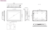 Panel PC fanless 12,1" x2 LAN GB, x2 COM option WiFi6E/7 et 4G LTE