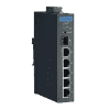 Switch ethernet Rail Din 5 ports 10/100/1000Mbps (4 PoE) + 1 SFP  non administrable -40 ~ 75 °C