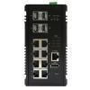 Switch PoE+ Gigabit 8 ports + 4 SFP