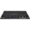 Mini PC Fanless avec Celeron DP, 4 x USB, 2 x LAN et 3 x COM