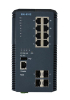 Switch industriel manageable 8 ports 1Gbps, 4 ports Fibre SFP, températures étendues